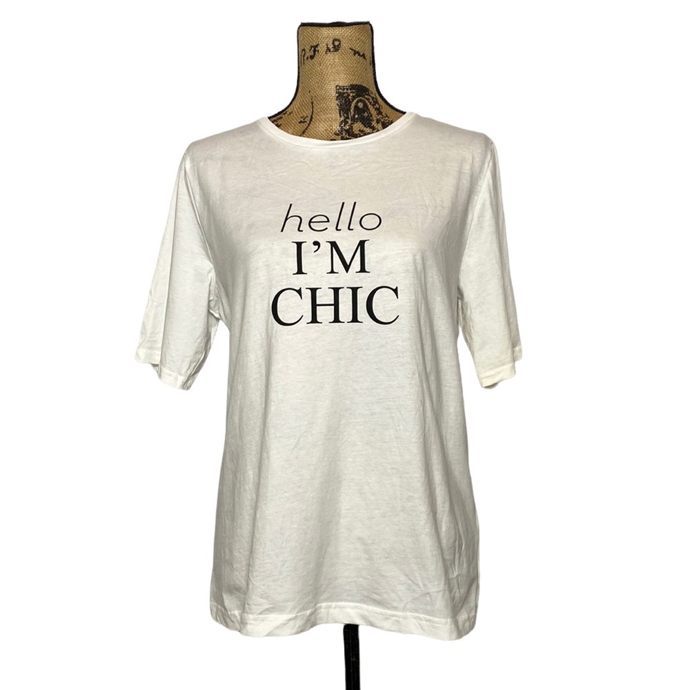 Chico’s White Casual Crew Neck T-Shirt S